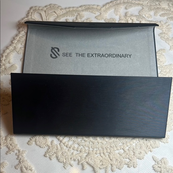 Sojos Black Sunglass Case with Sleek Design & Foldable Envelope Magnetic… - Picture 4 of 5